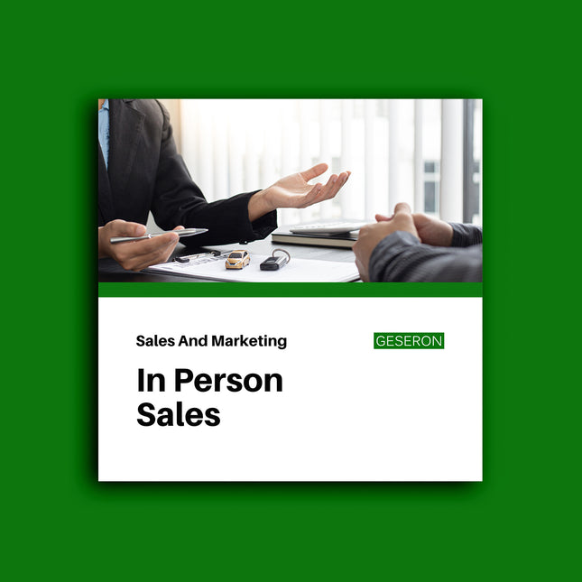 In Person Sales