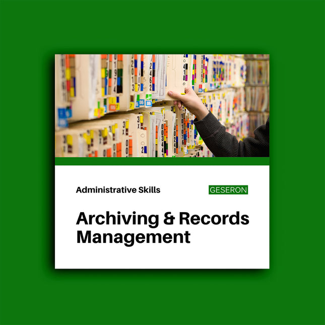 Archiving and Records Management