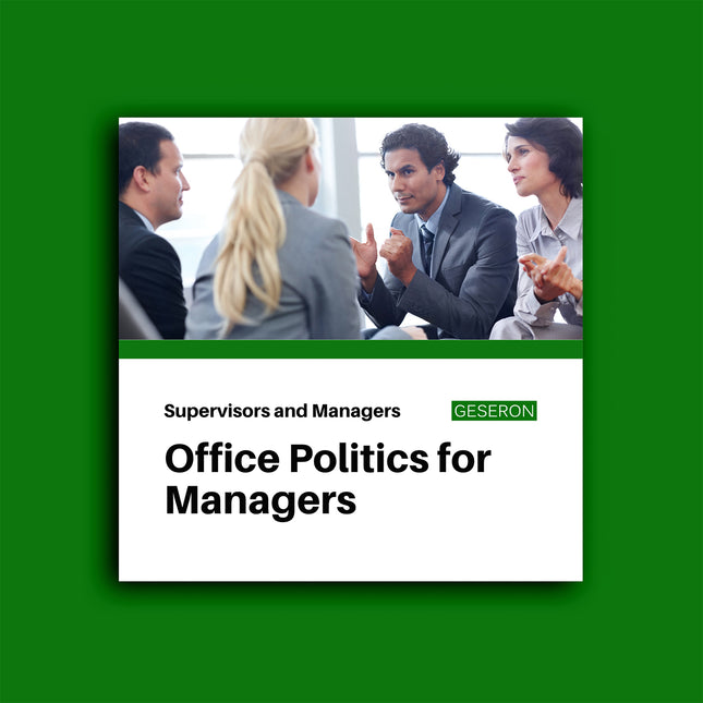 Office Politics for Managers