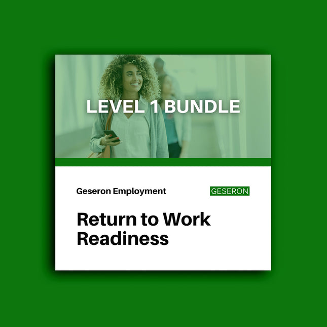 Return to Work Readiness Bundle